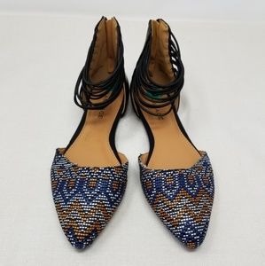 RAMPAGE Bold Pattern Flats | Size 8